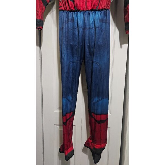 Spider-Man Far From Home Kid Muscle Costume Hasbro Glow FX Mask Halloween Marvel - Picture 6 of 13